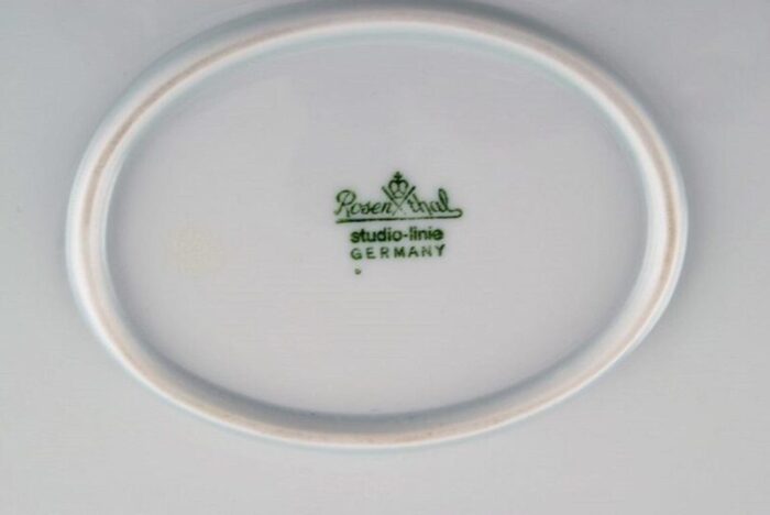 finnish porcelain serving dish by timo sarpaneva for rosenthal 4