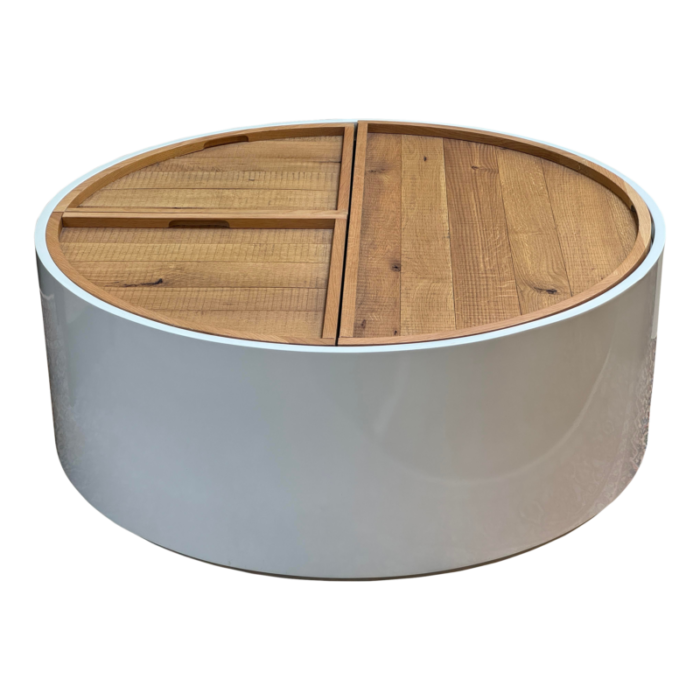 four hands cas round coffee table 4417