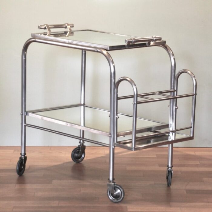 french art deco bar trolley 1940s 0511