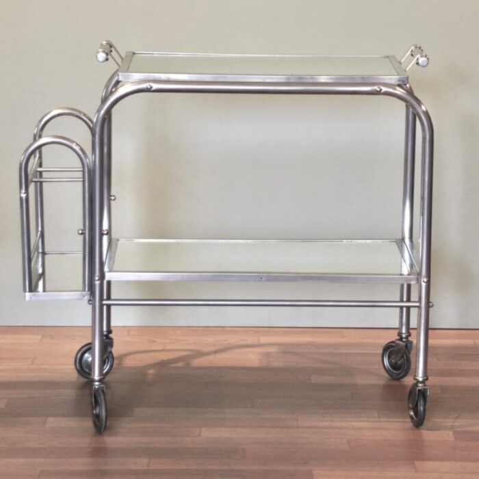 french art deco bar trolley 1940s 4975