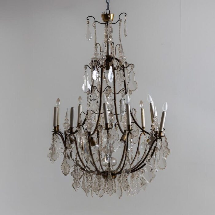 french chandelier 1900s 7588