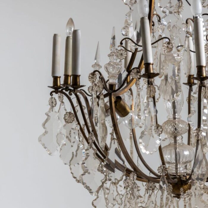 french chandelier 1900s 8075