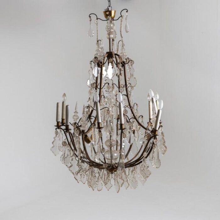 french chandelier 1900s 9714