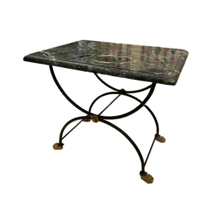 french guatemalan green marble coffee table 0909