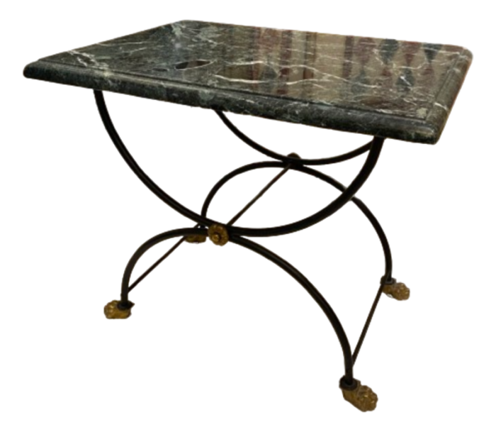 french guatemalan green marble coffee table 4146