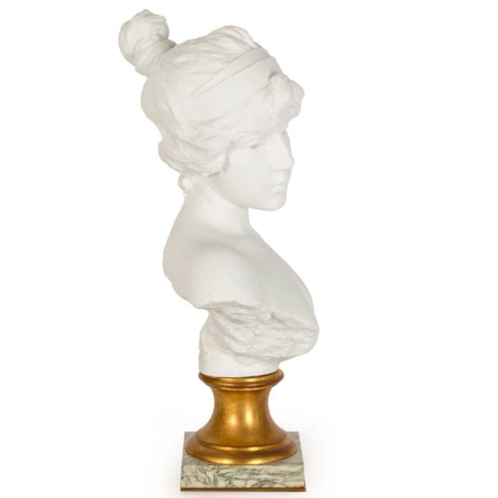 french parian porcelain bust of tanagra after emmanuel villanis ca 1890 0023