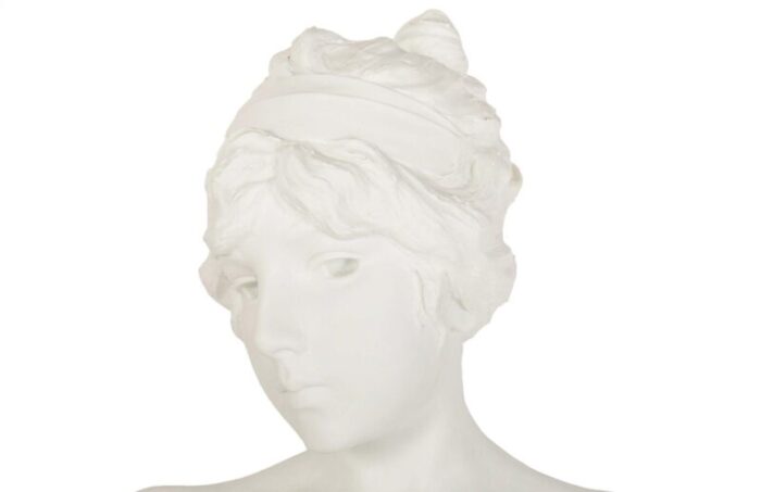 french parian porcelain bust of tanagra after emmanuel villanis ca 1890 8240