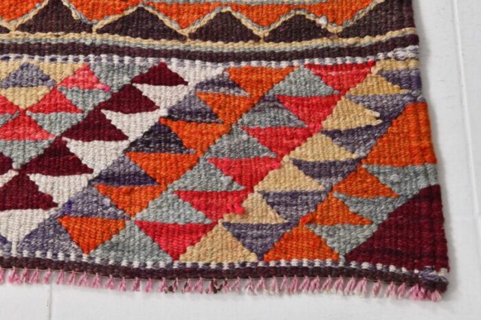 geometric pattern kilim runner rug 12