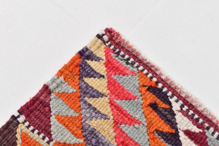 geometric pattern kilim runner rug 9