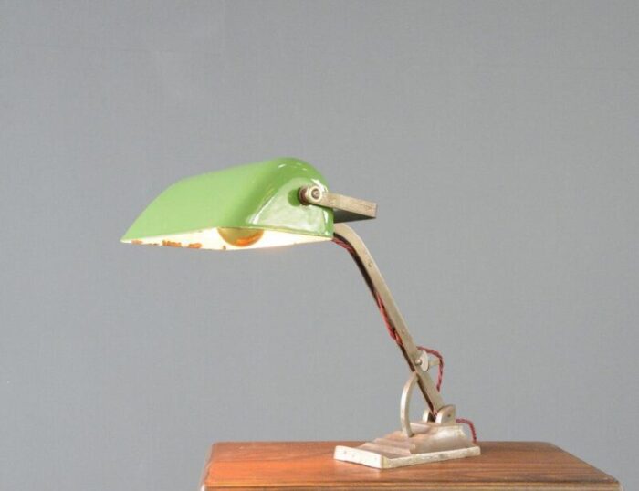 german bankers desk lamp 1920s 8288