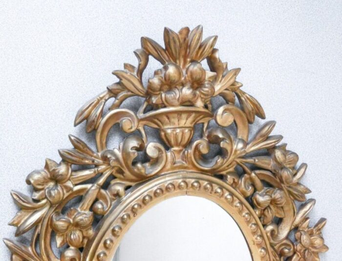 golden mirror in the style of louis xvi 1700s 2