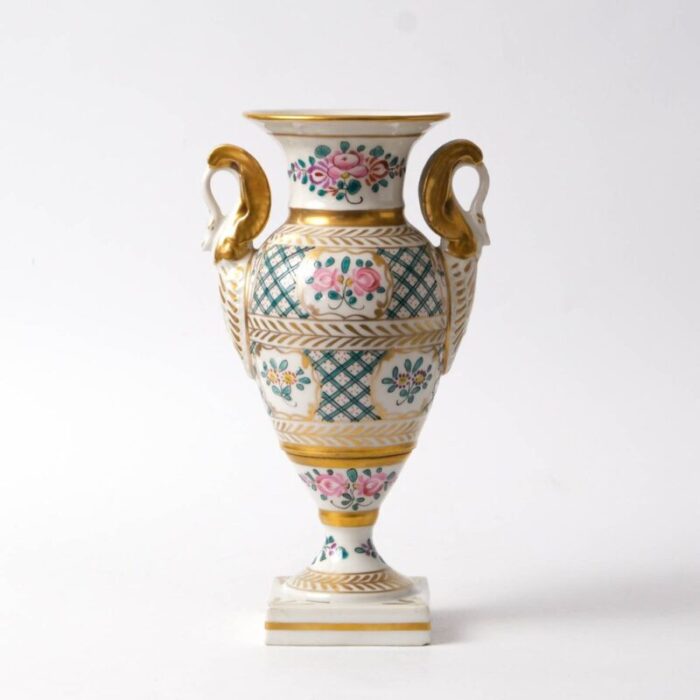 hand painted porcelain vase from samson 1920s 1