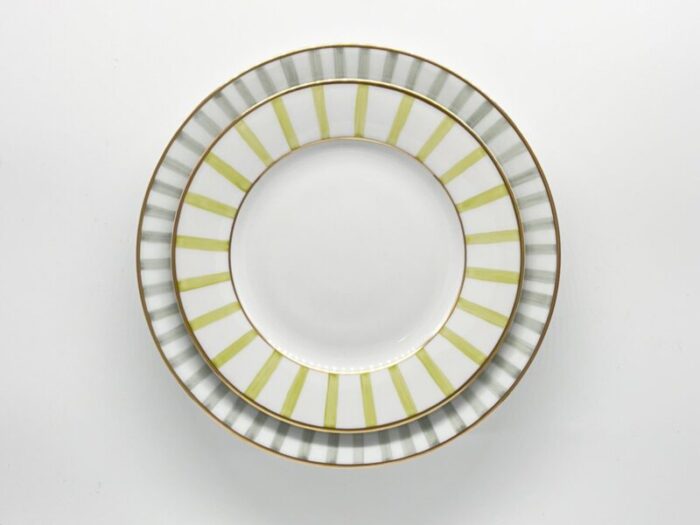 hand painted striped bea collection fruit plate by dalwin designs 1