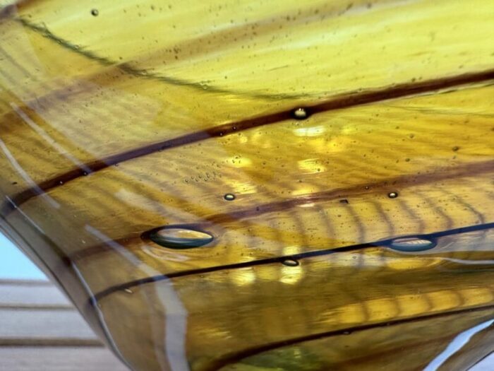 handmade recycled glass art bowl by james magagula for ngwenya glass eswatini kingdom of swaziland 5160