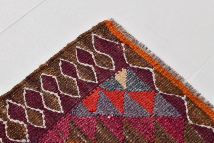 handwoven wool kilim runner rug 12