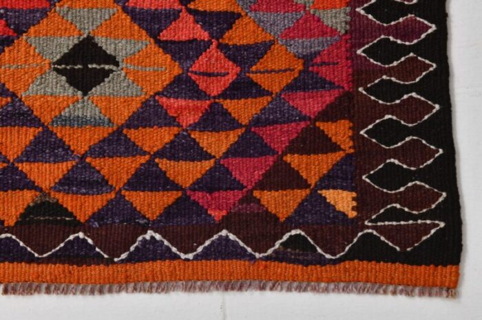 handwoven wool kilim runner rug 13