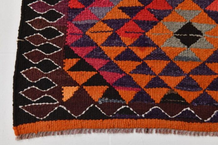 handwoven wool kilim runner rug 14