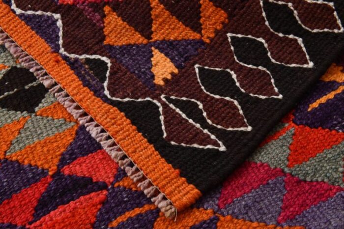 handwoven wool kilim runner rug 17