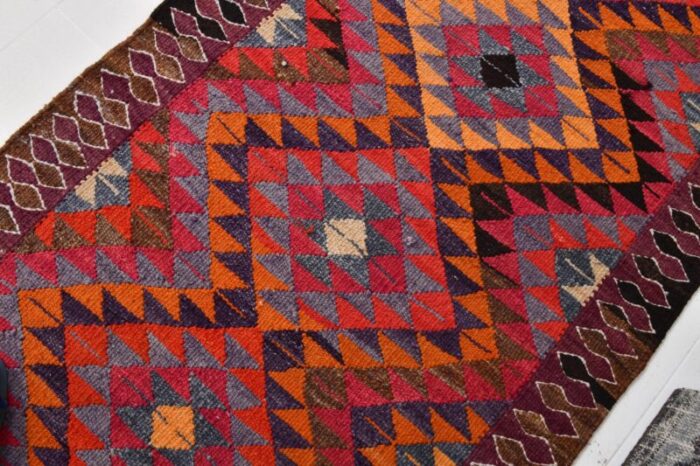 handwoven wool kilim runner rug 8