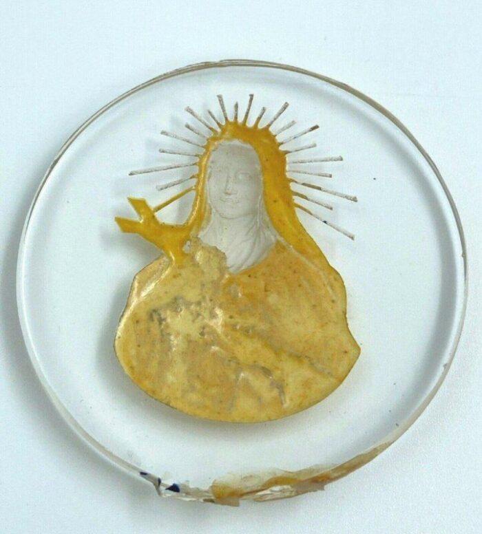 holy religious intaglio in glass 3