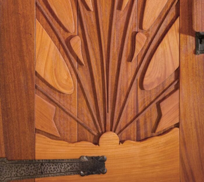 idyllia hand made mahogany door 0204