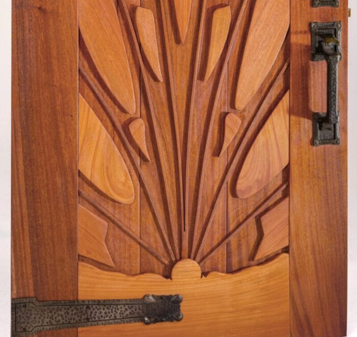 idyllia hand made mahogany door 6428