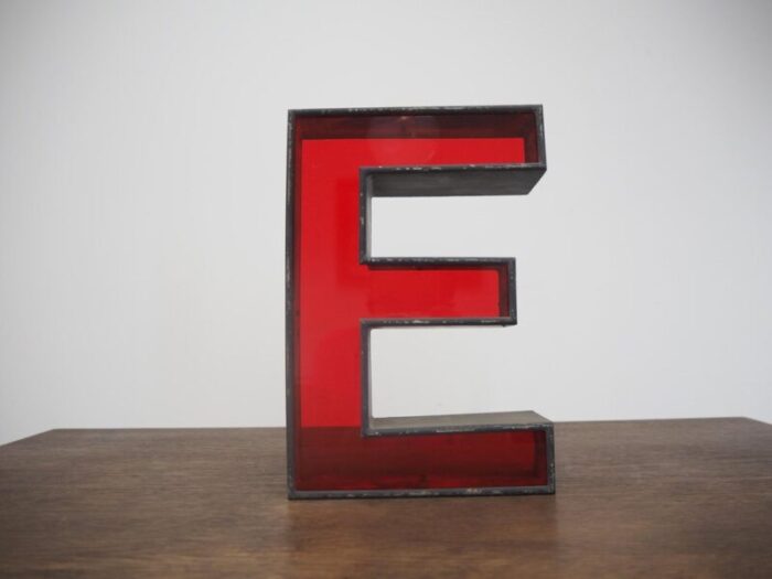 industrial iron desk decoration letter sign 2000s 2