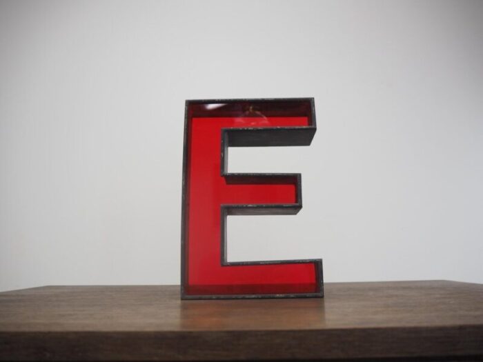 industrial iron desk decoration letter sign 2000s 3