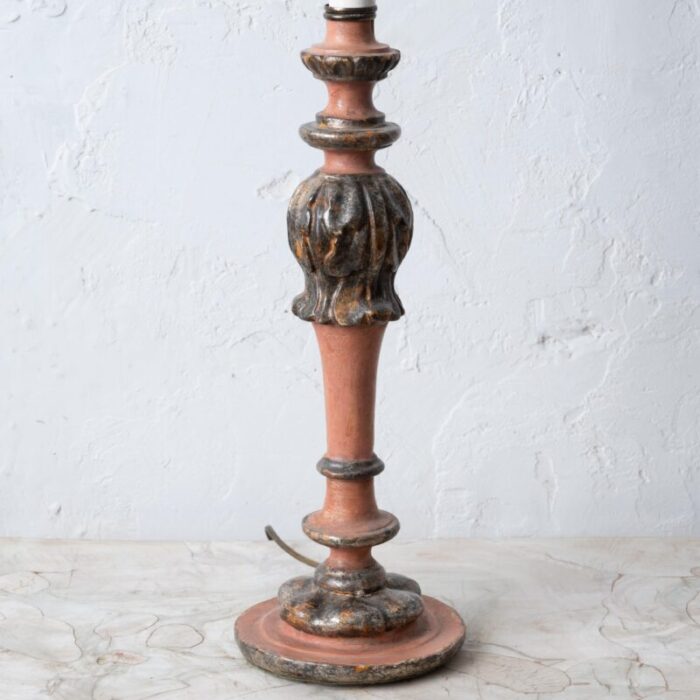 italian baroque style candlestick lamp 9229