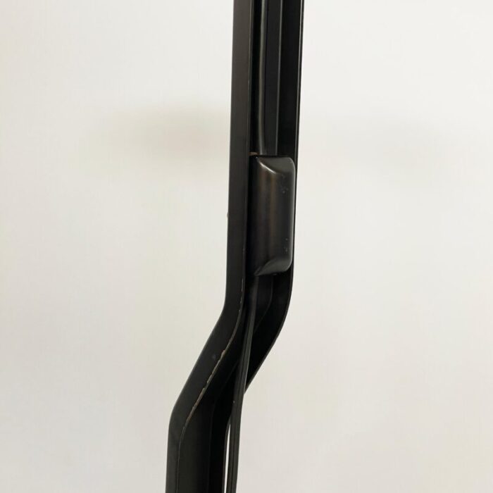 italian modern black metal floor lamp by takahama for sirrah 1980s 2385