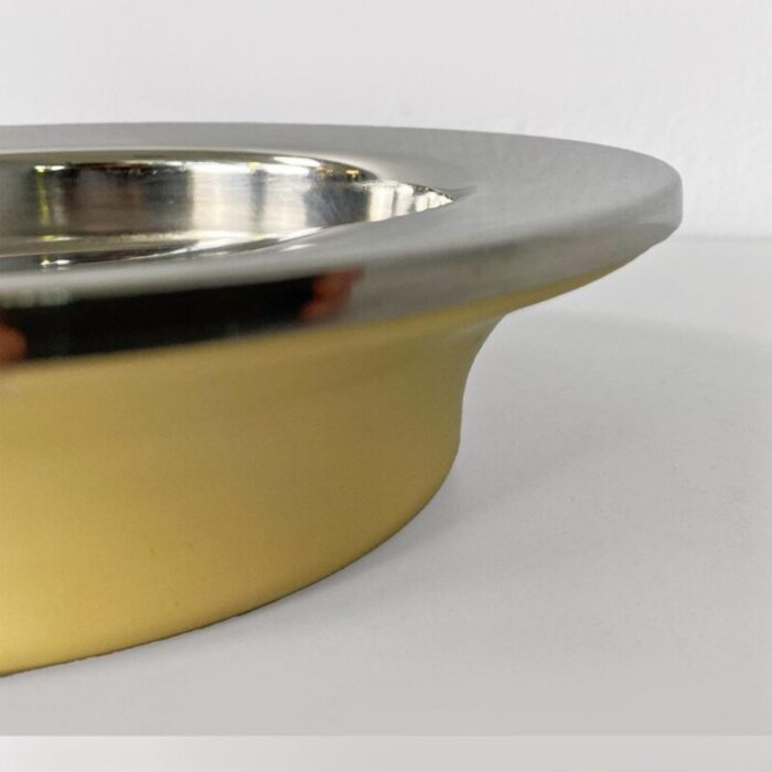 italian modern metal and plastic ashtray by gino colombini for kartell 1970s 3281