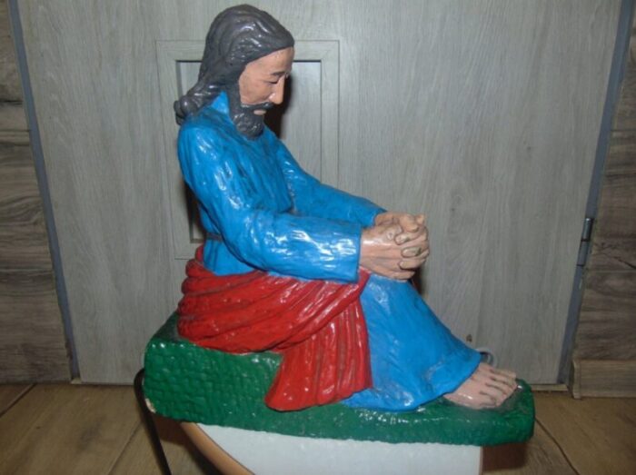 jesus plaster figure 1953 6