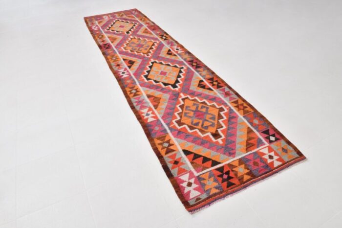 jute pattern kilim runner rug 3