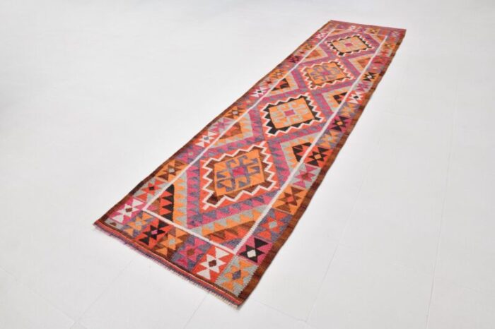 jute pattern kilim runner rug 4