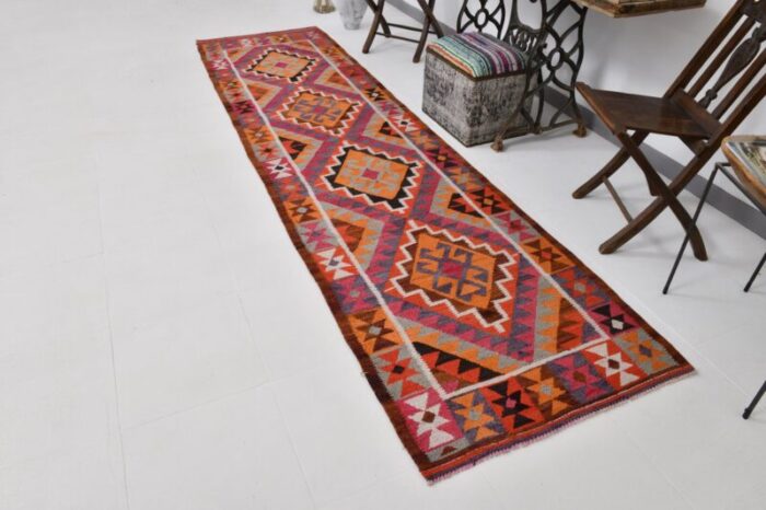 jute pattern kilim runner rug 5