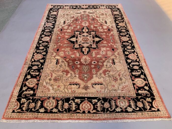 large afghan handmade ziegler rug in wool 3