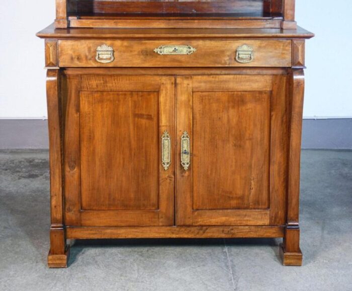 large bookcase in walnut 1800 4248