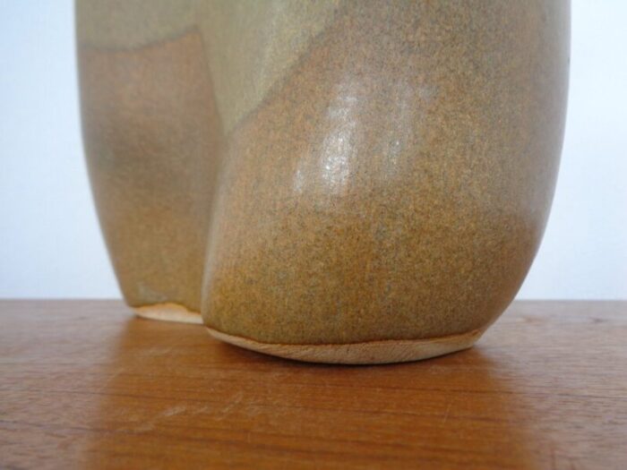 large danish studio vase in ceramic 1960s 20