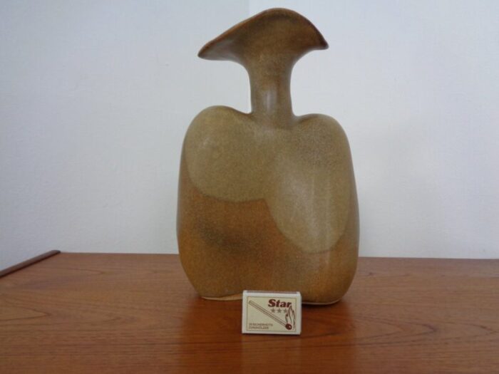 large danish studio vase in ceramic 1960s 6