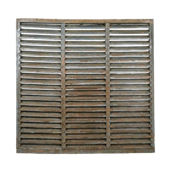 large patinated wooden shutter 1