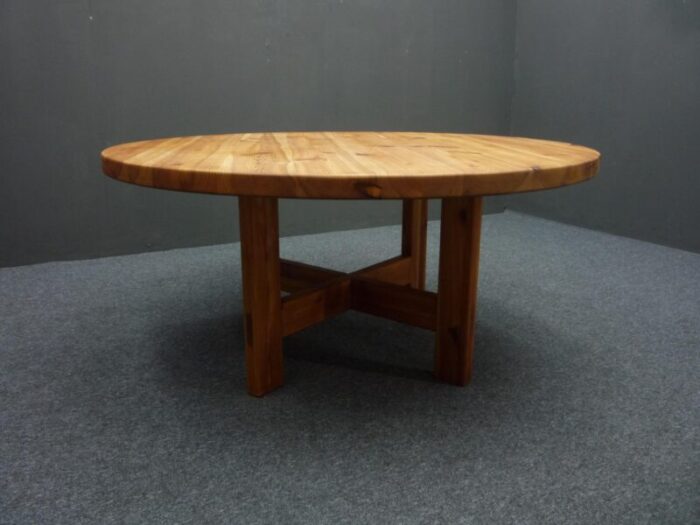 large pinewood dining table by ronald wilhelmsson for karl andersson and sons 1960s 0146