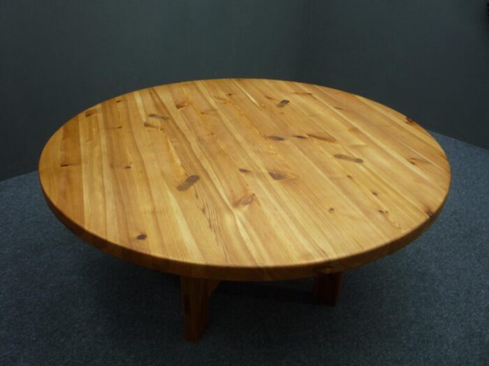 large pinewood dining table by ronald wilhelmsson for karl andersson and sons 1960s 5951