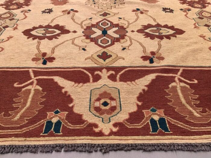 large vintage afghan soumak kilim rug 6