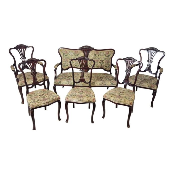 liberty style living room set 1920s set of 6 2790