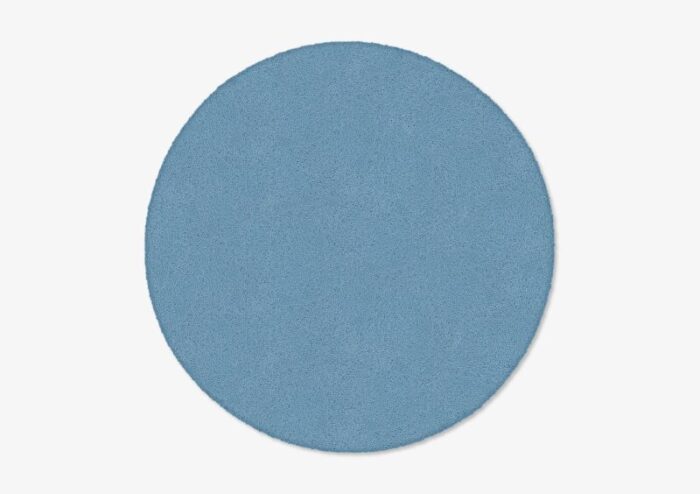 light blue circle plain rug from marqqa 1