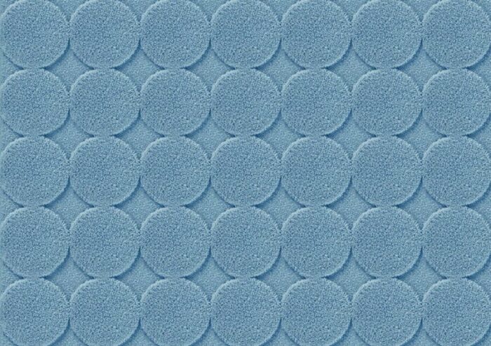 light blue circle textured rug from marqqa 2