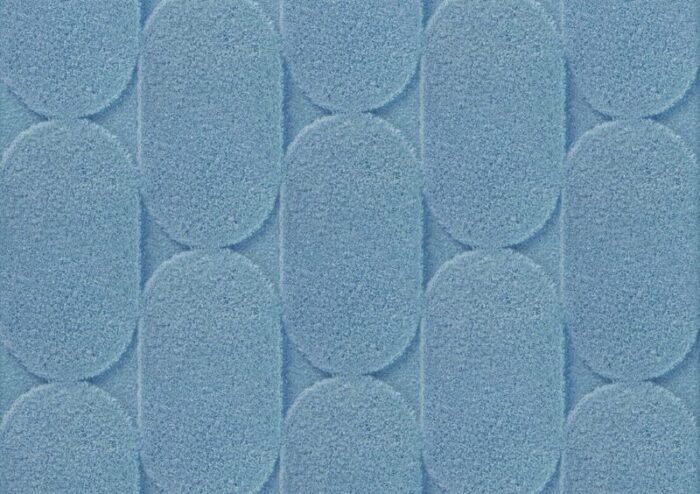 light blue oval textured rug from marqqa 2