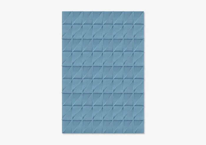 light blue triangle textured rug from marqqa 1