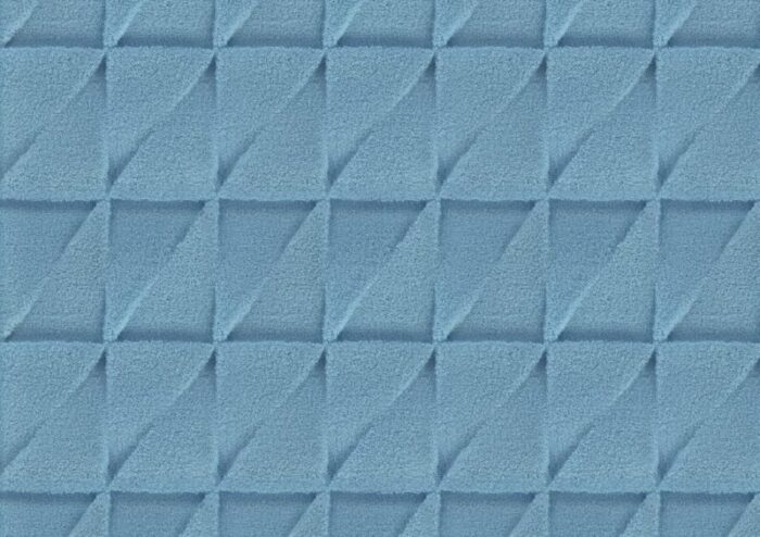 light blue triangle textured rug from marqqa 2