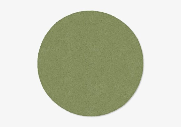 light green circle plain rug from marqqa 1